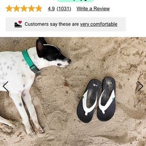 NWT Sanuk Yoga Mat FlipFlop